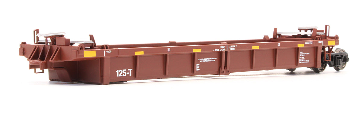 Pre-Owned 910-55604 Thrall 5-Unit Rebuilt 40' Well Car BNSF - Road #238129