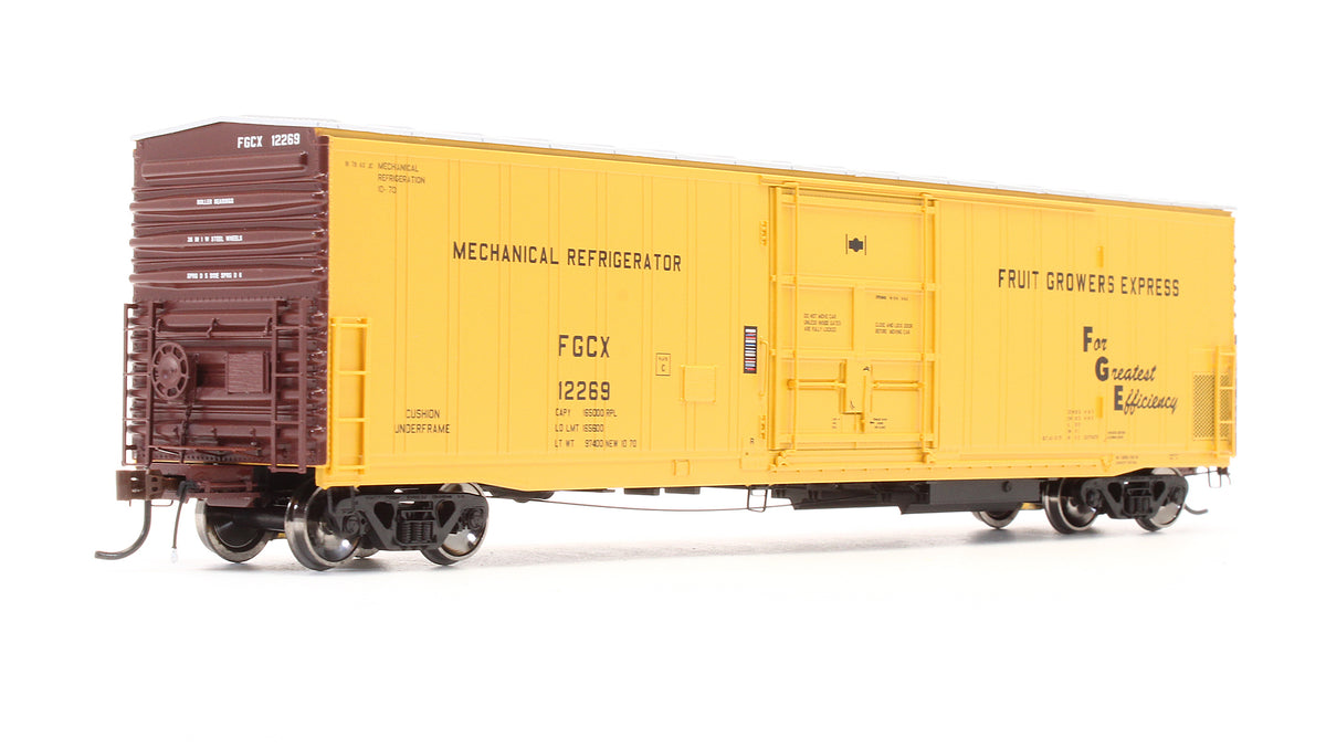 Pre-Owned G63249 Fruit Growers Express 57' FGE Mech Reefer Welded Drop Sill As Built WFEX - Road #12269 - With Sound