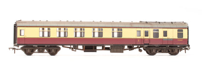 Pre-Owned BR MK1 Brake Composite Corridor BCK Coach Crimson & Cream 'M21029' - Custom Weathered