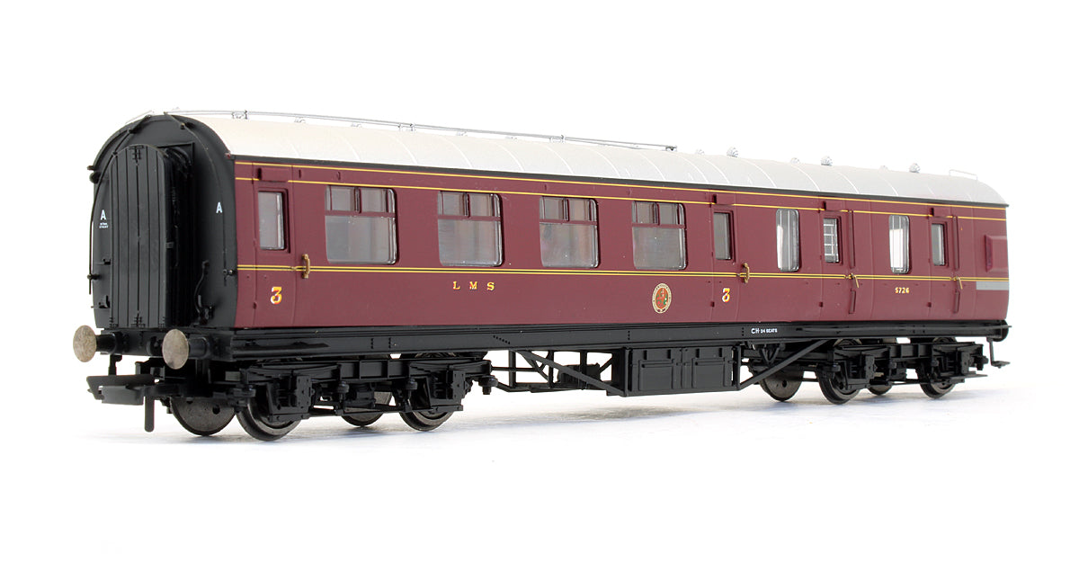 Pre-Owned R4805 LMS Standard Period 3 Corridor Brake 3rd Class Coach '5726'