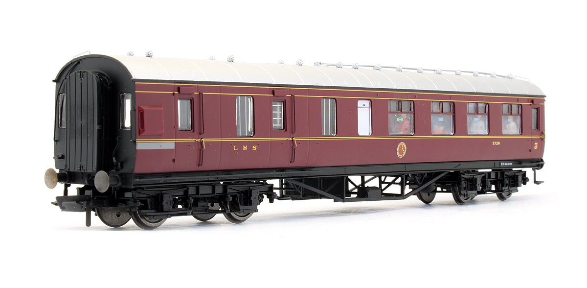 Pre-Owned R4805 LMS Standard Period 3 Corridor Brake 3rd Class Coach '5726'