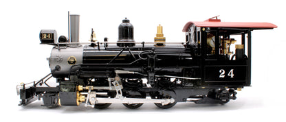 2-6-2 S.R. & R.L 'Sandy River & Rangely Lakes' No.24 Black (Radio Control, Insulated Wheels) Steam Locomotive