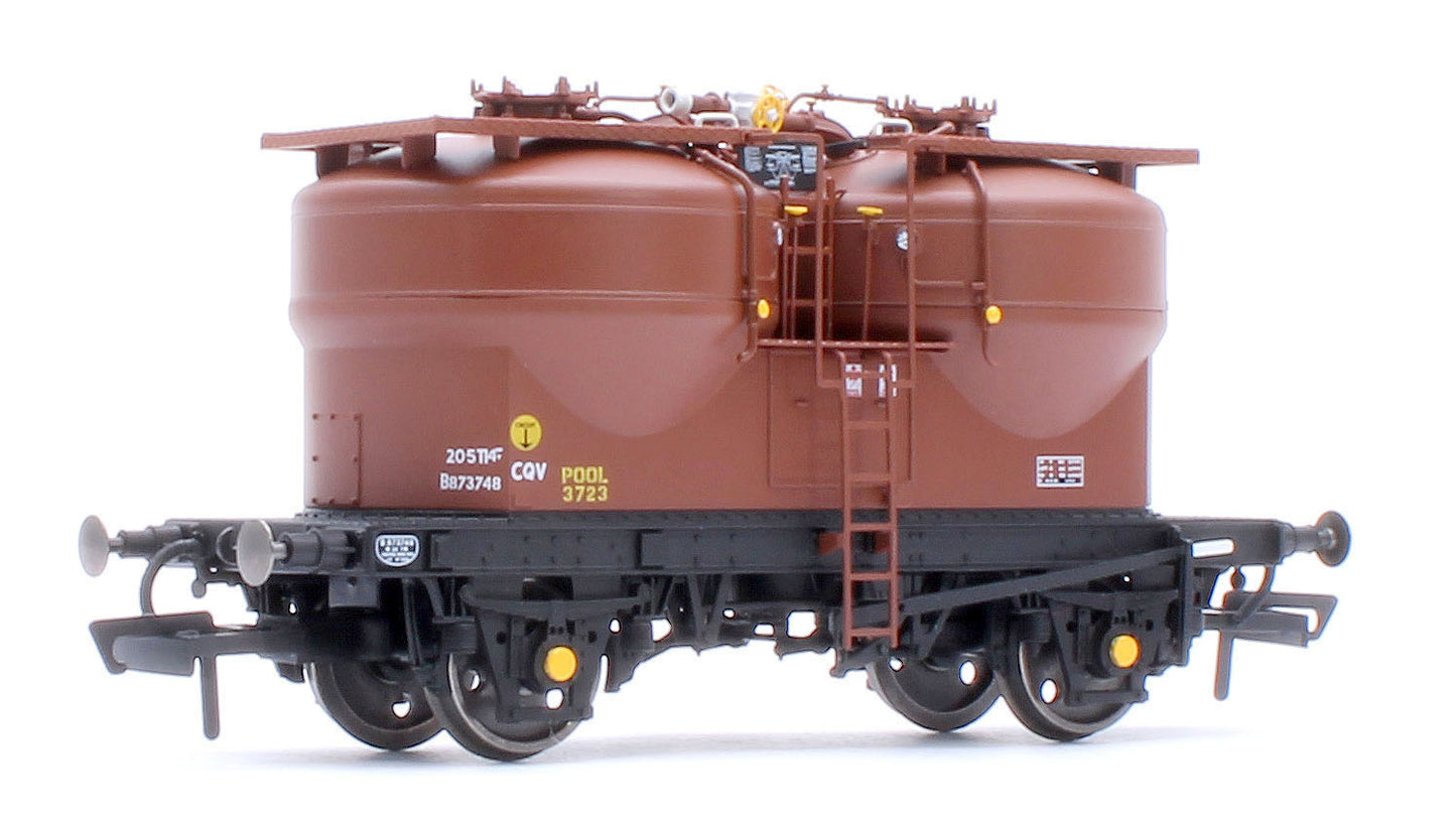 Set of 3 Prestwin Silo Wagons in BR Bauxite - TOPS