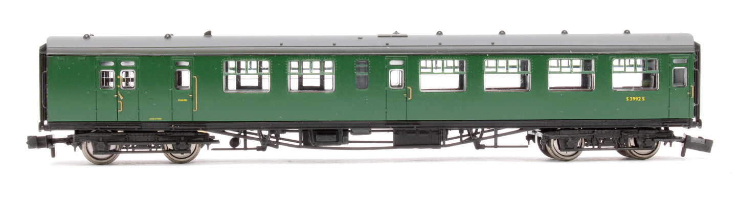 Pre-Owned Bulleid Semi-Open Second Brake Coach BR Green (SR) No.S3992S