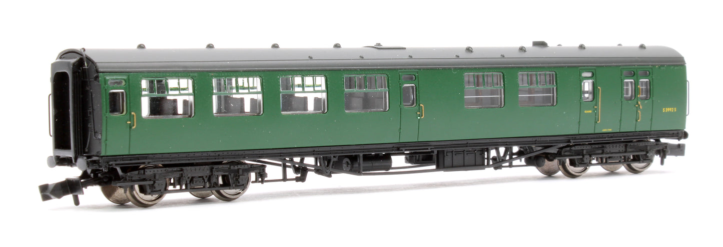 Pre-Owned Bulleid Semi-Open Second Brake Coach BR Green (SR) No.S3992S