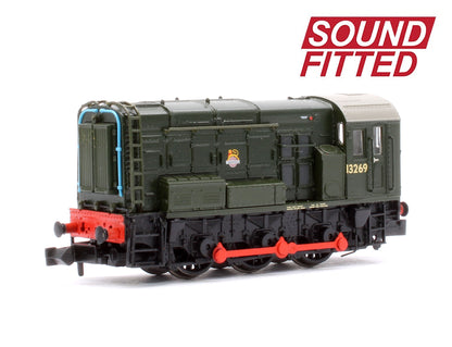 Class 08 13269 BR Green (Early Emblem) Diesel Shunter - DCC Sound