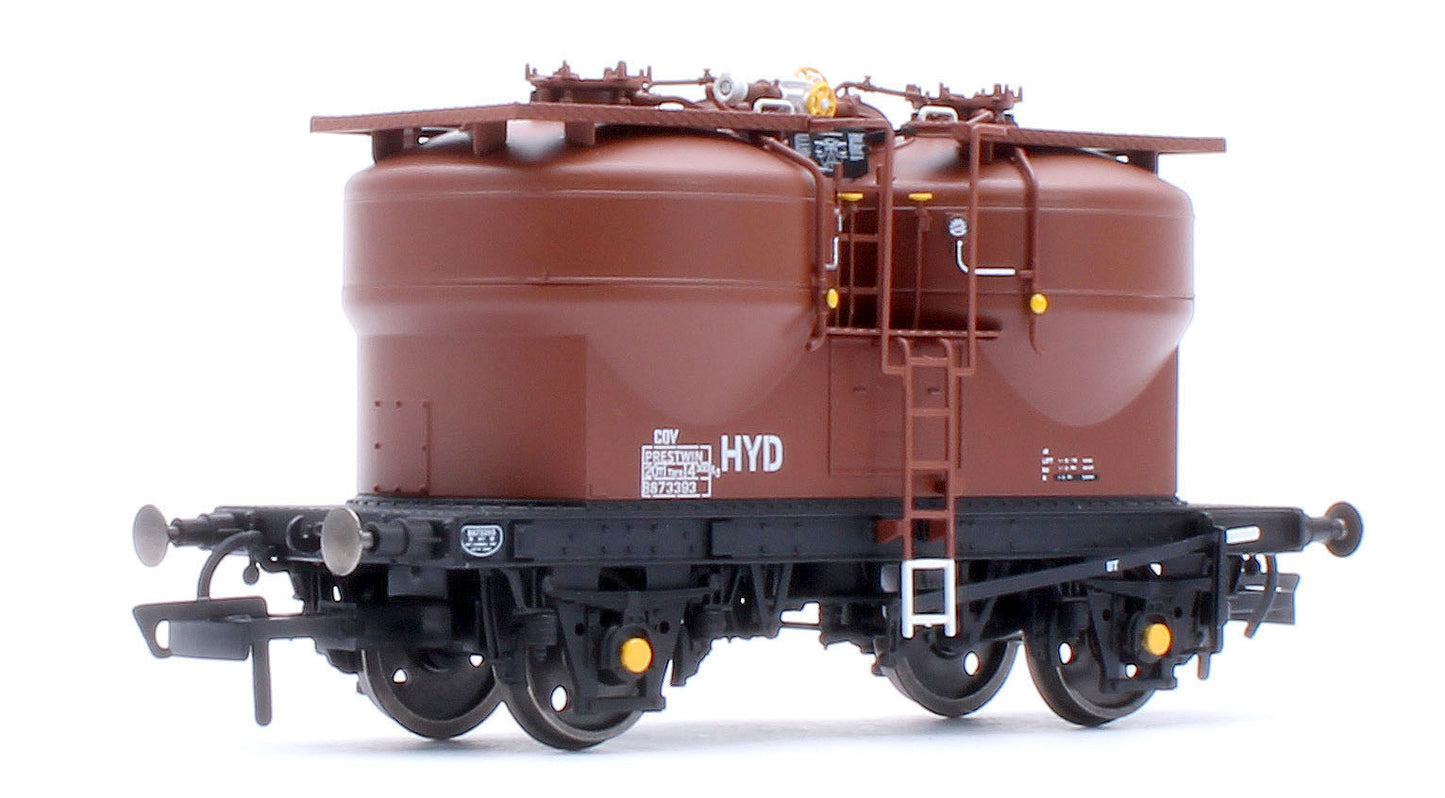 Set of 3 Prestwin Silo Wagons in BR Bauxite - TOPS