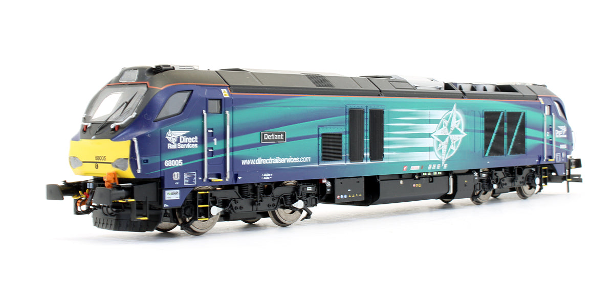 Pre-Owned 4D-022-002 Class 68 005 'Defiant' DRS Livery Diesel Locomotive - DCC Sound