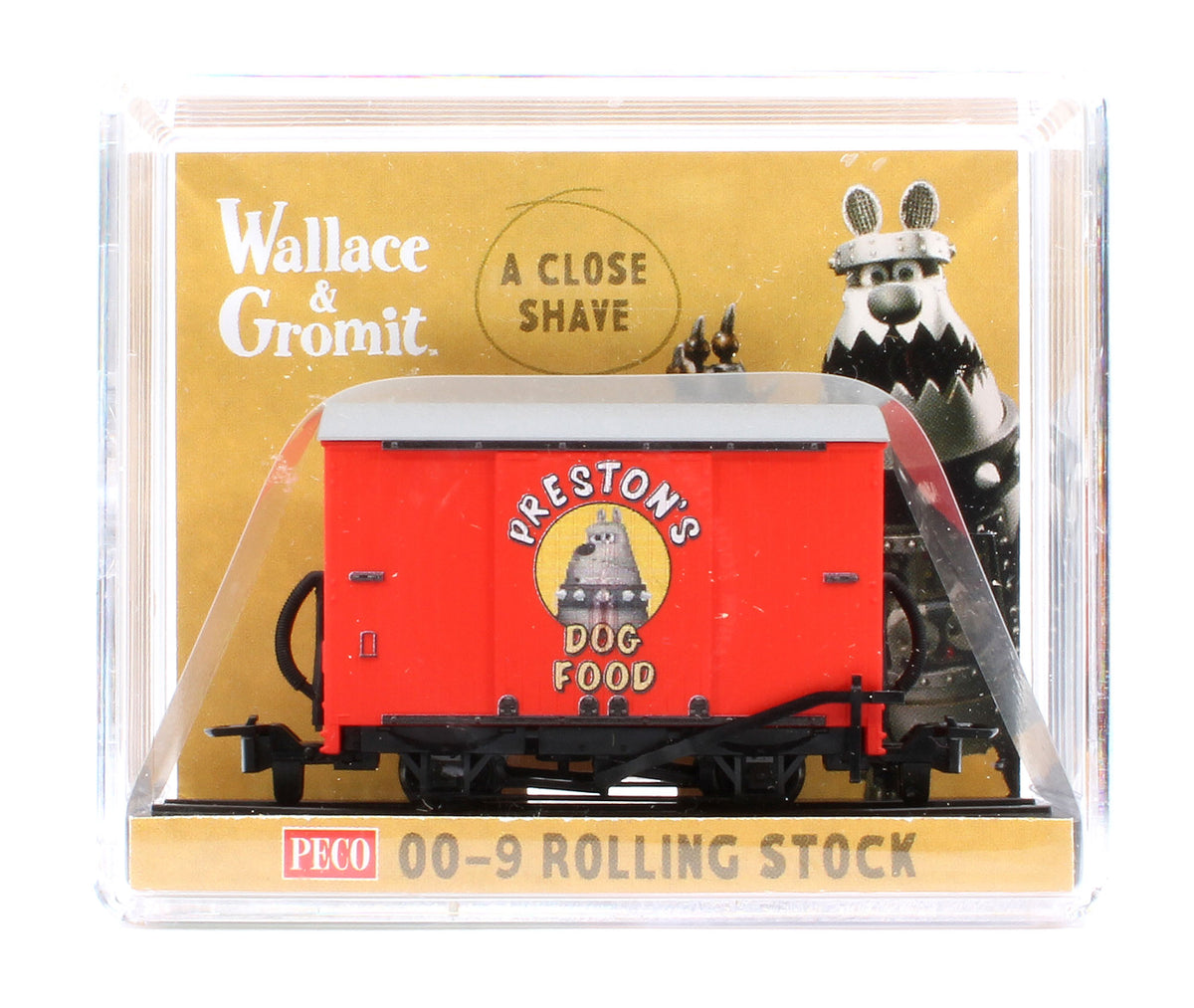 GRAA001 OO9 Box Van Wallace & Gromit Preston's Dogfood