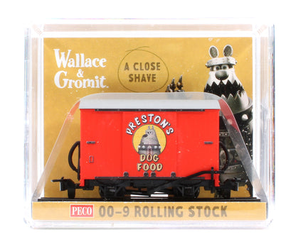 GRAA001 OO9 Box Van Wallace & Gromit Preston's Dogfood
