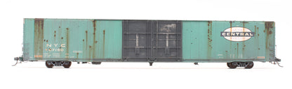Pre-Owned 25013-02 Greenville Steel Car Company 86' High Cube Double Plug Door Box Car NYC 962-B Original 1965 - Road #67160 - Custom Weathered
