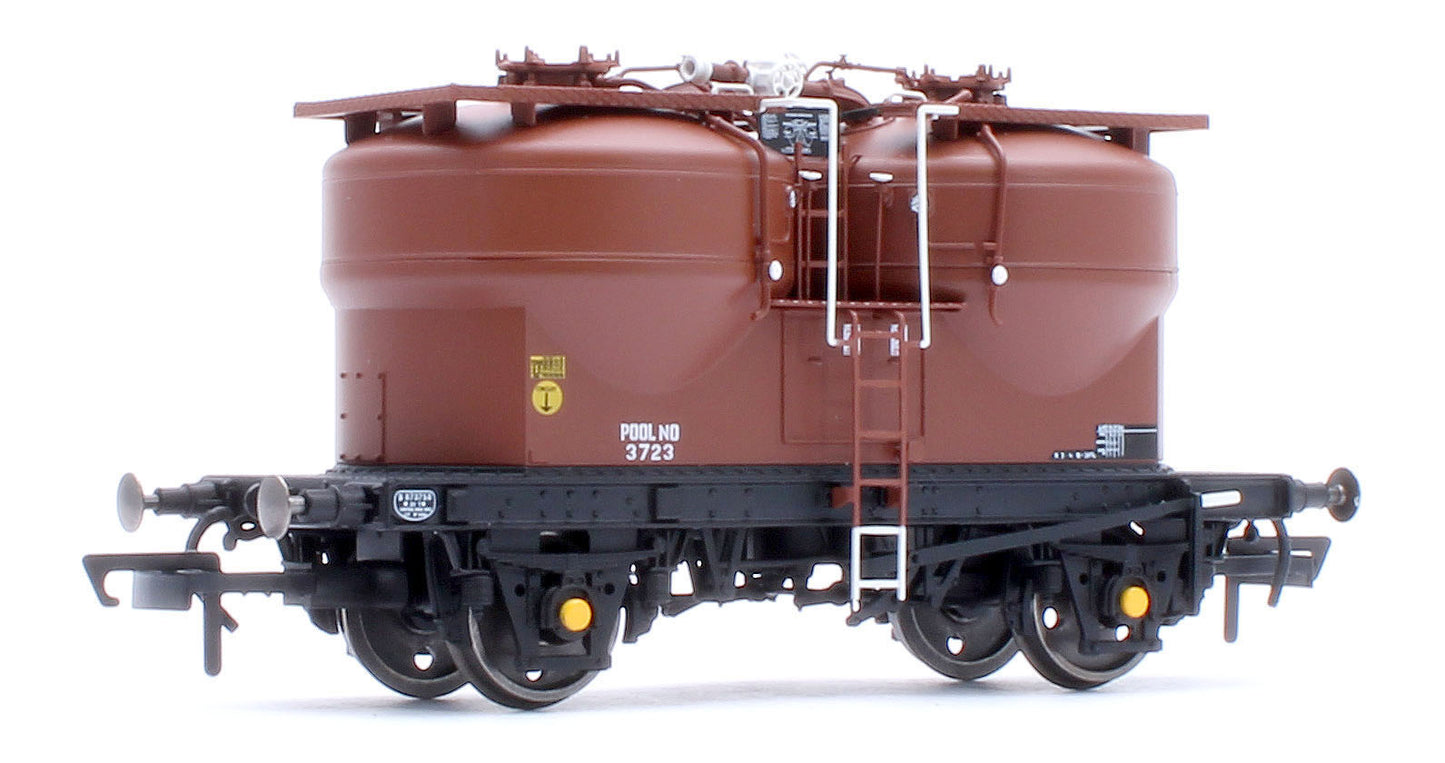 Set of 3 Prestwin Silo Wagons in BR Bauxite - TOPS