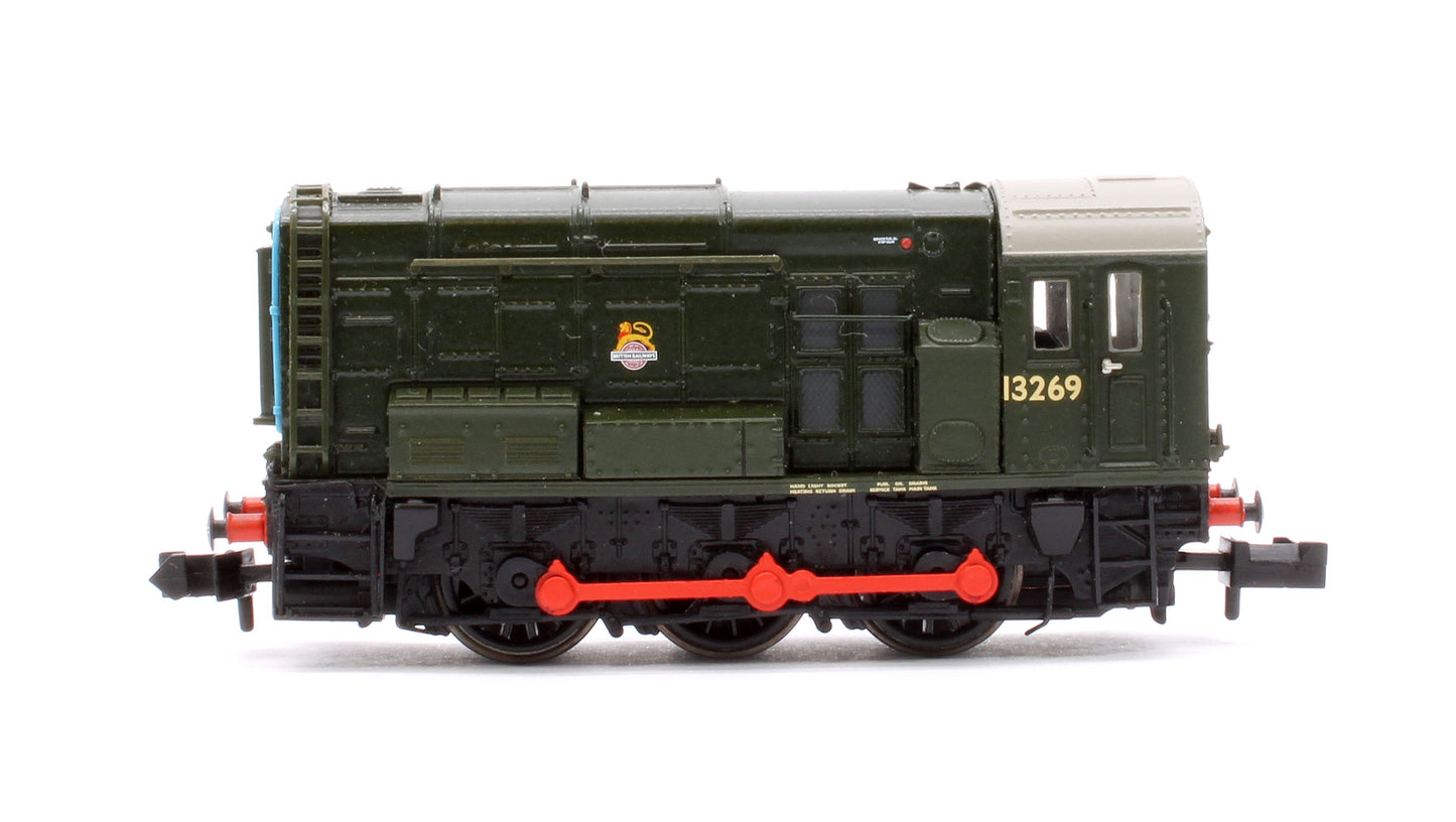 Class 08 13269 BR Green (Early Emblem) Diesel Shunter