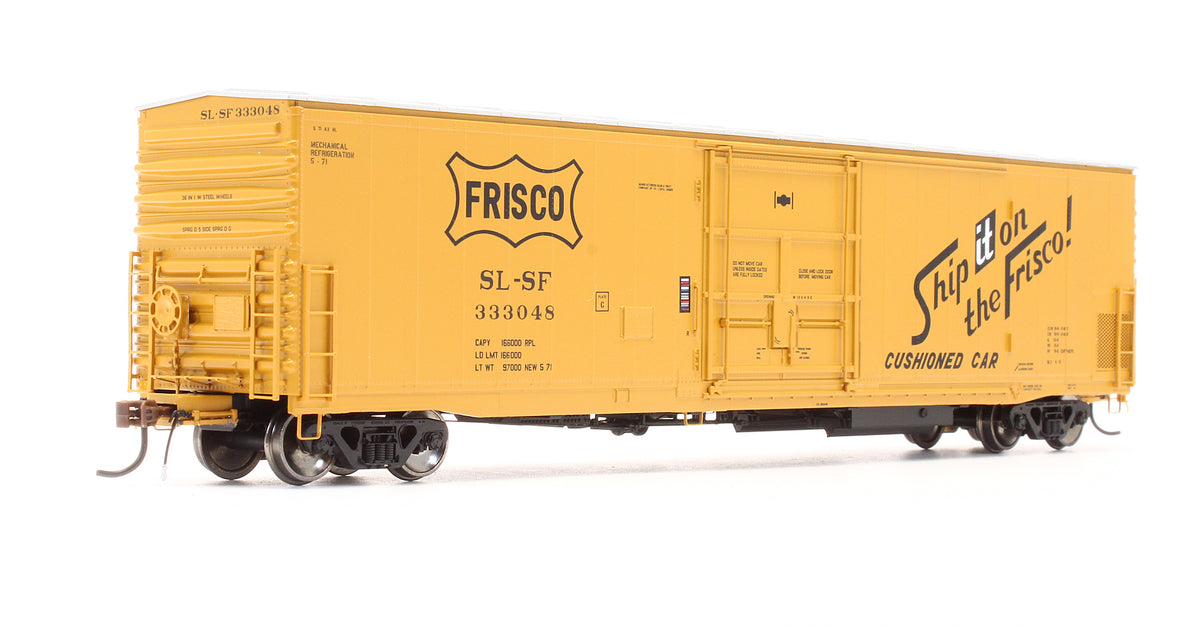Pre-Owned G63364 St. Louis San Francisco 57' FGE Mech Reefer Riveted Drop Sill As Built SLSF - Road #333048 - With Sound
