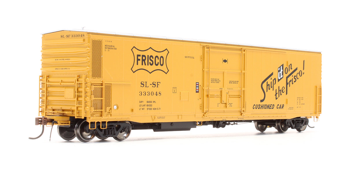 Pre-Owned G63364 St. Louis San Francisco 57' FGE Mech Reefer Riveted Drop Sill As Built SLSF - Road #333048 - With Sound