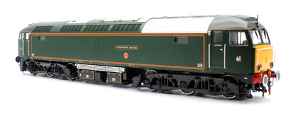 Class 57 GWR Lined Green 57604 Pendennis Castle Diesel Locomotive