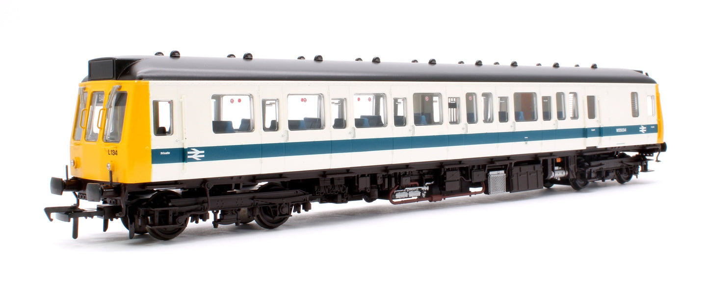 Pre-Owned 35-531 Class 121 Single-Car DMU W55034 BR White & Blue