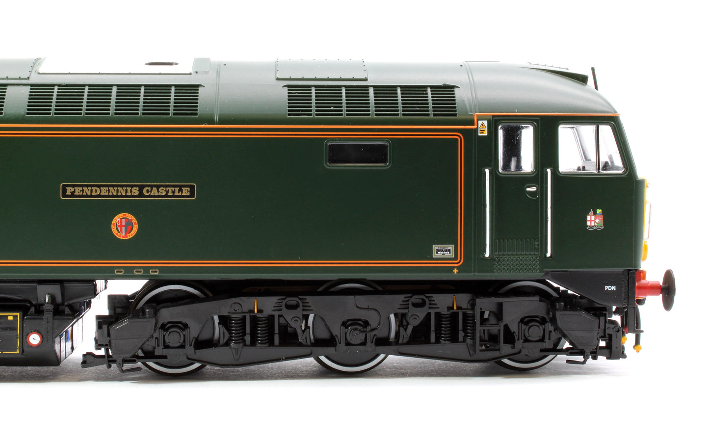 Pre-Owned Class 57 GWR Lined Green 57604 Pendennis Castle Diesel Locomotive