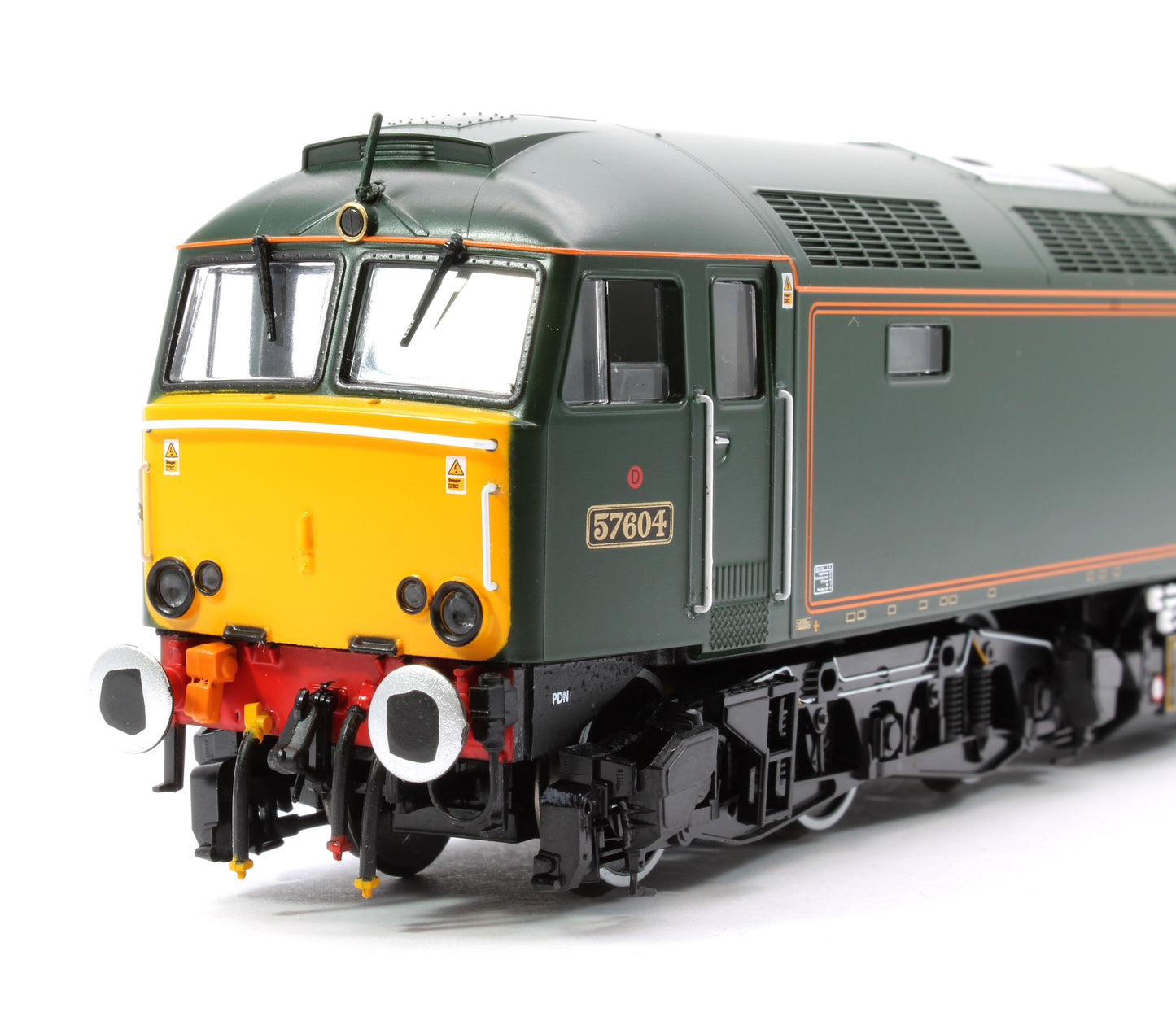 Class 57 GWR Lined Green 57604 Pendennis Castle Diesel Locomotive