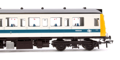 Pre-Owned 35-531 Class 121 Single-Car DMU W55034 BR White & Blue