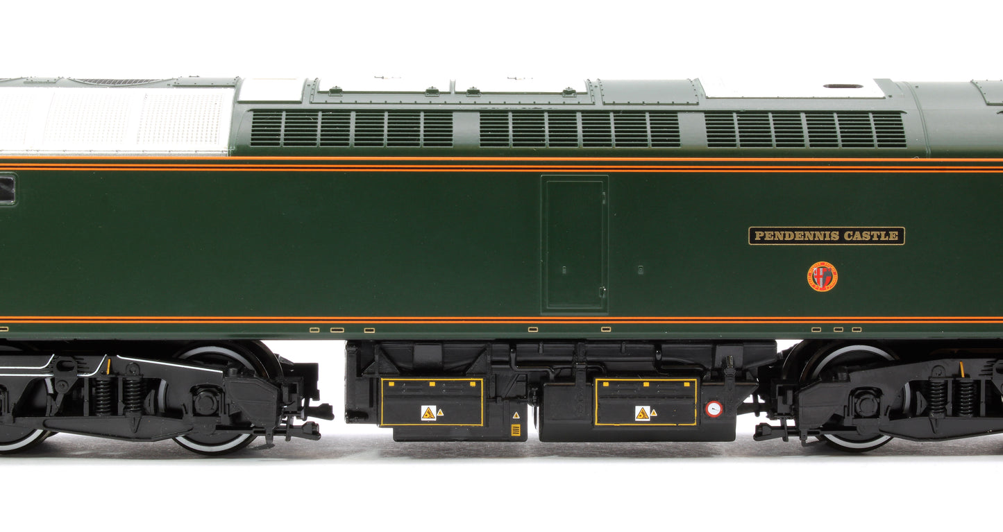 Class 57 GWR Lined Green 57604 Pendennis Castle Diesel Locomotive