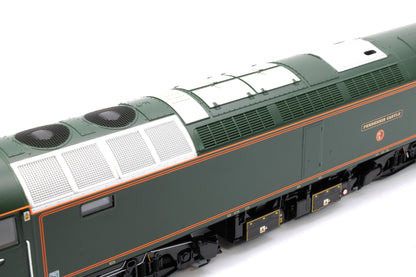 Class 57 GWR Lined Green 57604 Pendennis Castle Diesel Locomotive