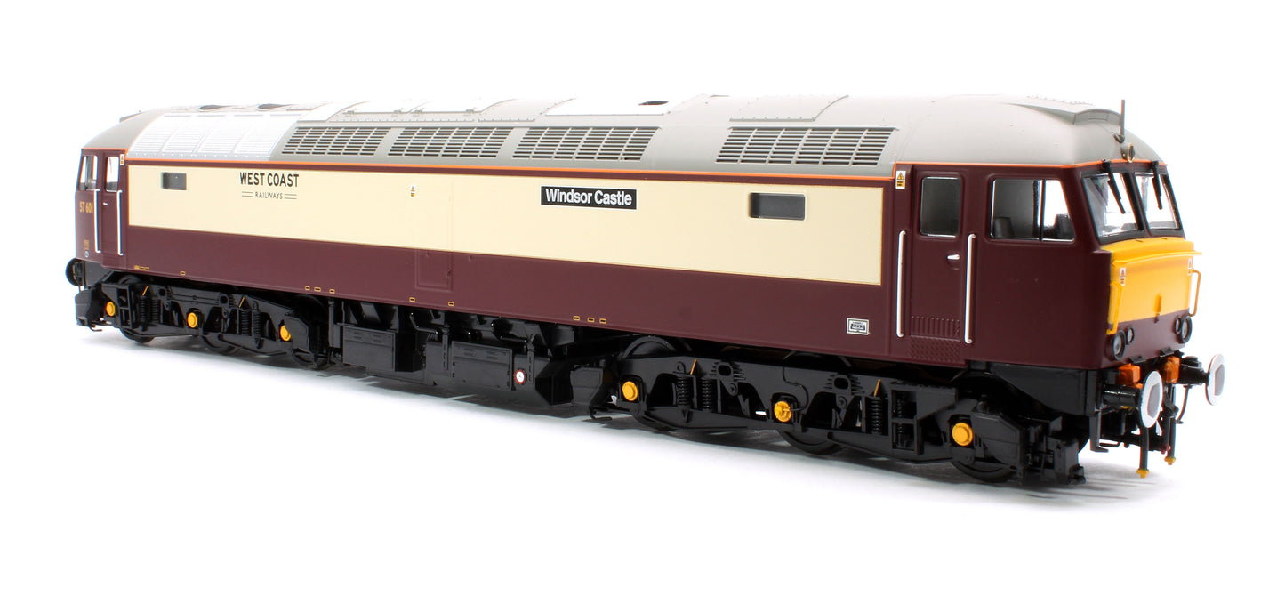 Class 57 Northern Belle Maroon/Cream 57601 Windsor Castle Diesel Locomotive