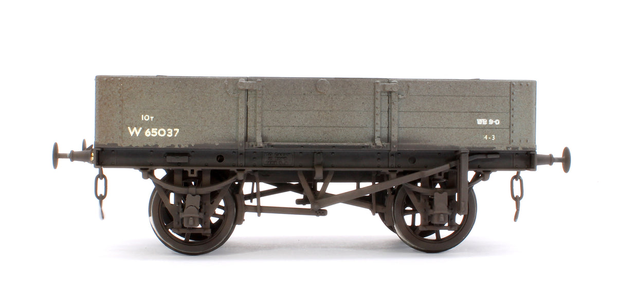 Pre-Owned Kit Built BR Grey 4 Plank Open Wagon No.W65037 - Weathered