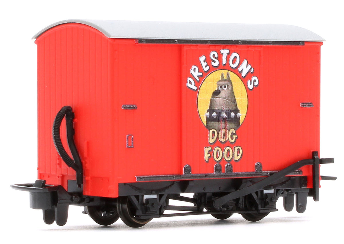 GRAA001 OO9 Box Van Wallace & Gromit Preston's Dogfood
