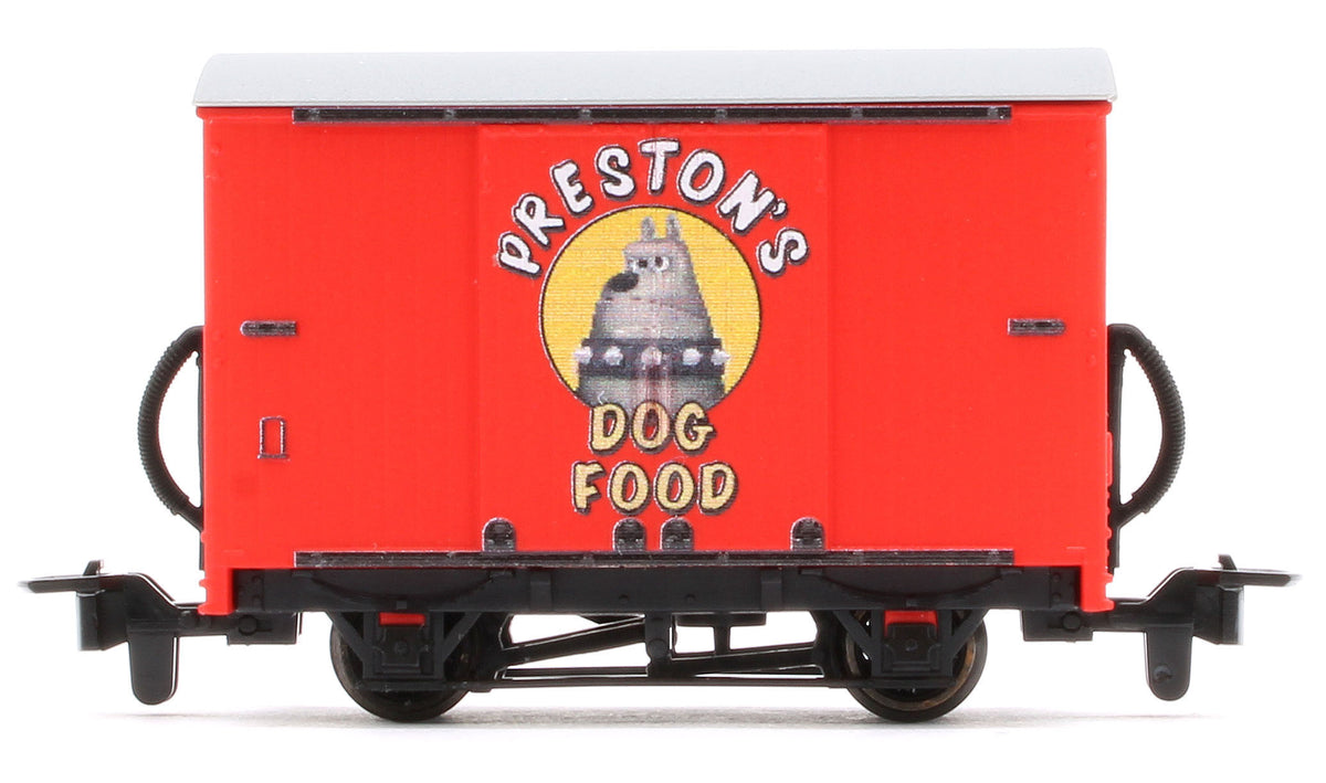 GRAA001 OO9 Box Van Wallace & Gromit Preston's Dogfood
