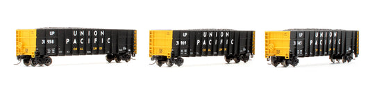 Pre-Owned 50' Thrall High-Side Coal Gondola - Union Pacific 3 Car Set