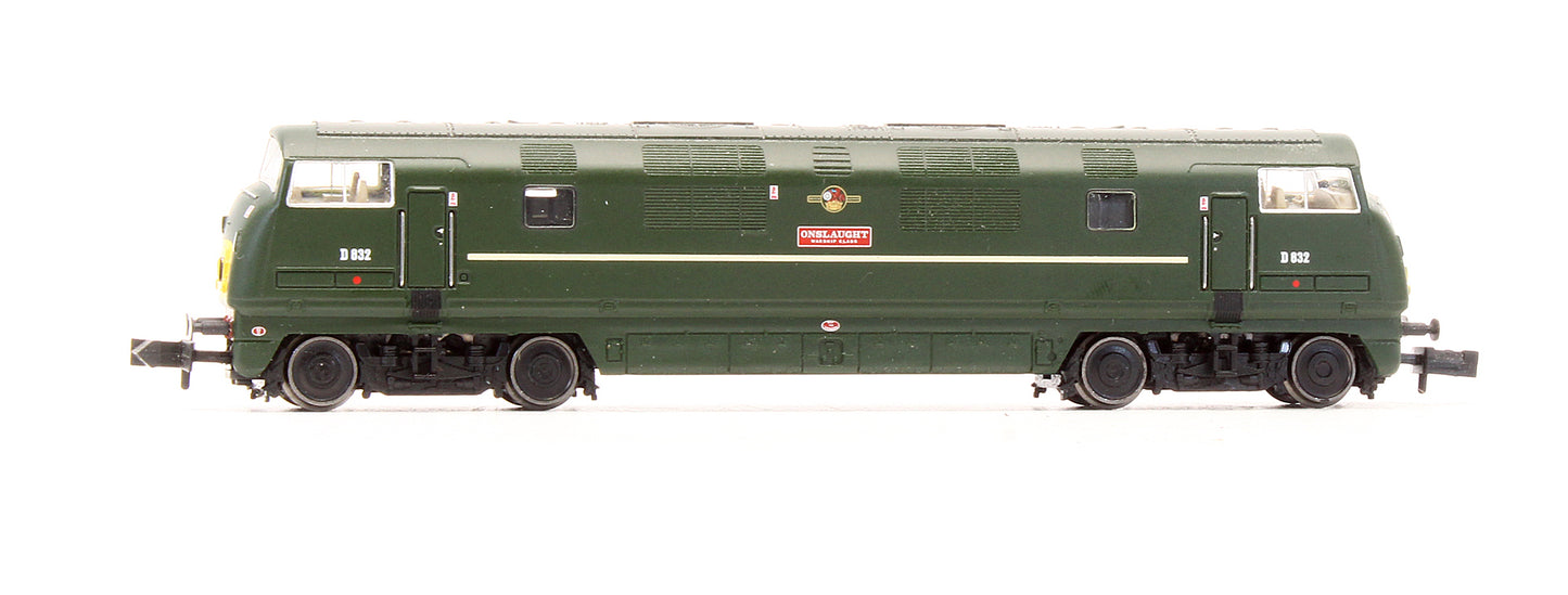 Pre-Owned 371-604 Class 42 'Onslaught' D832 BR Green Diesel Locomotive