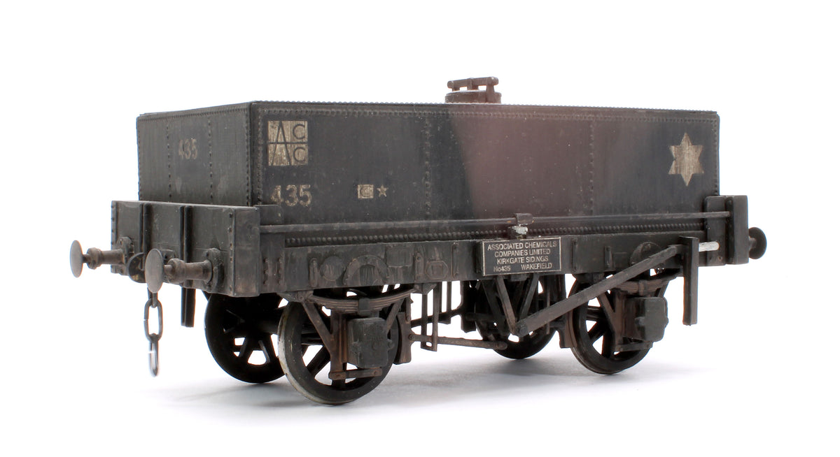 Pre-Owned Kit Built Assoc Chemical Rect Tar Wagon No.435 - Weathered