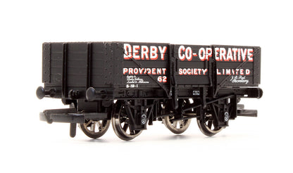 Pre-Owned R6199 5 Plank Wagon 'Derby Co-operative' No.62