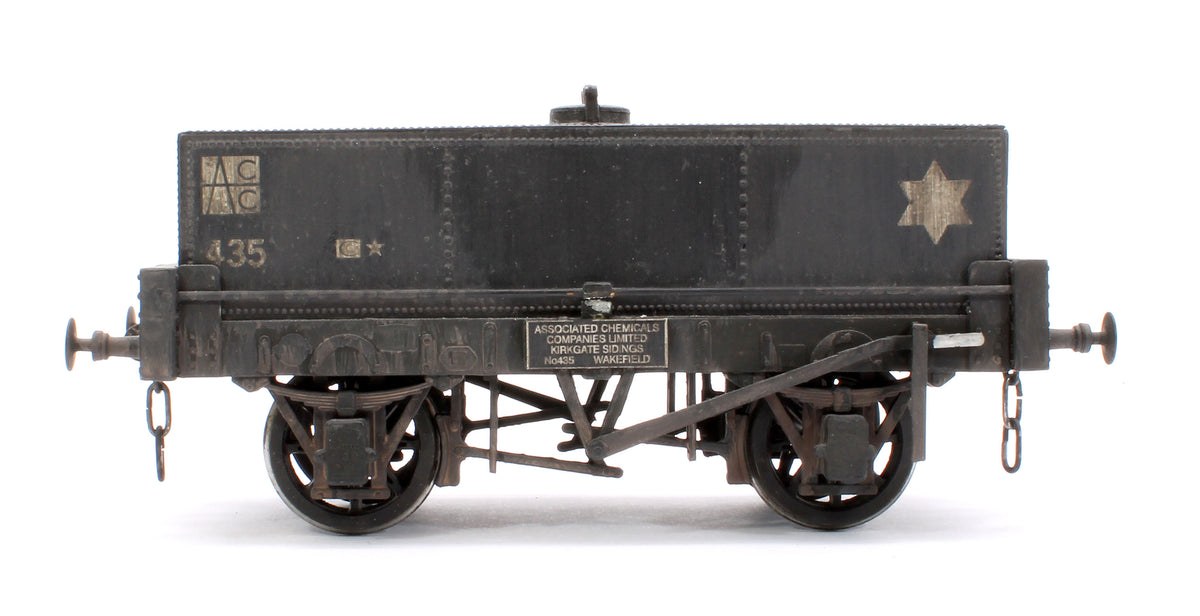 Pre-Owned Kit Built Assoc Chemical Rect Tar Wagon No.435 - Weathered