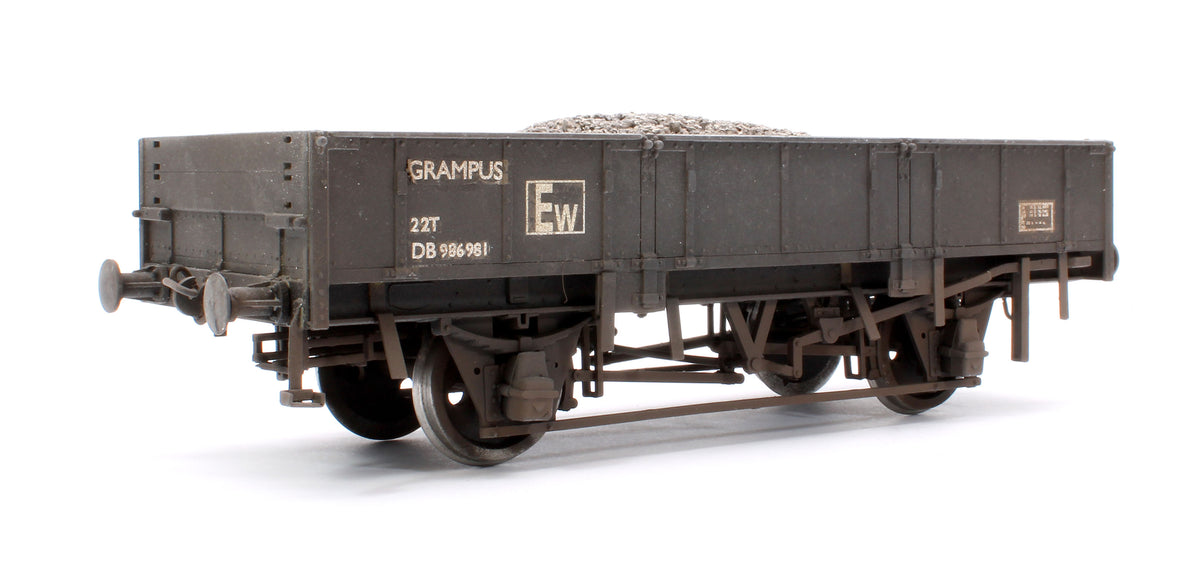 Pre-Owned Kit Built 22T Grampus Ballast Wagon No.DB986981 - Weathered