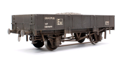 Pre-Owned Kit Built 22T Grampus Ballast Wagon No.DB986981 - Weathered