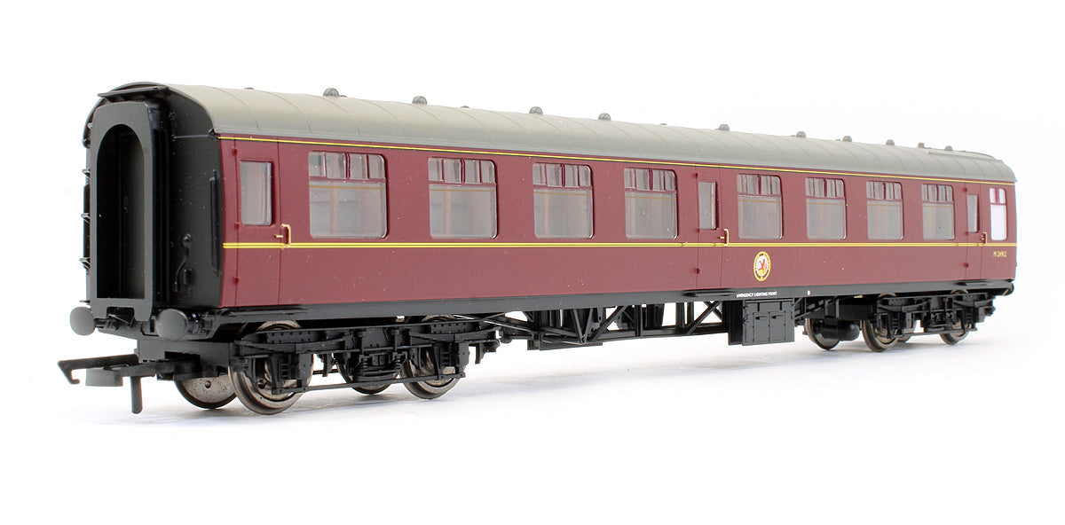 Pre-Owned BR Maroon MK1 Corridor 2nd Class Coach M24912 (With Lights)