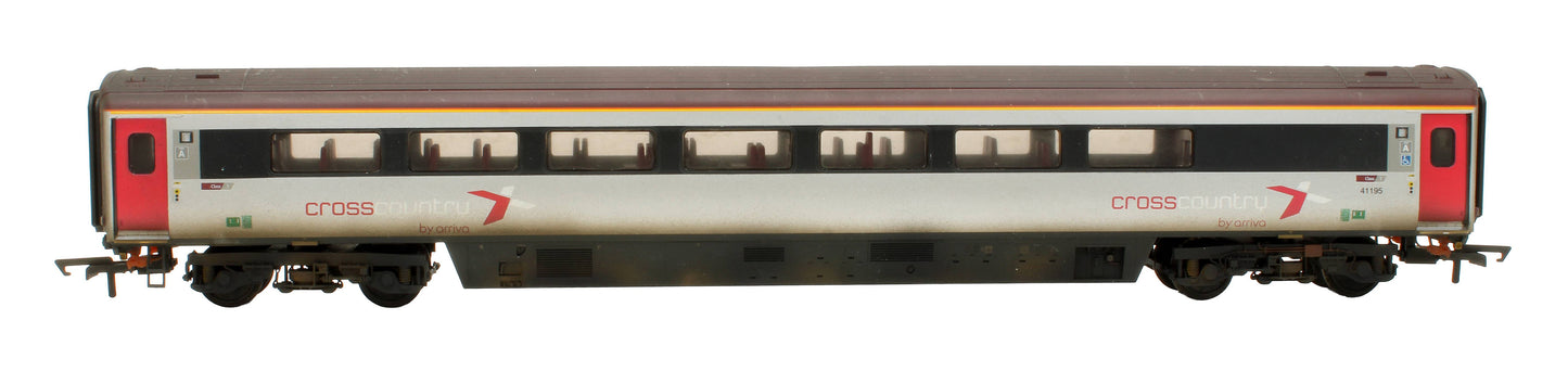 Pre-Owned R4942A Cross Country Trains by Arriva Mk3 Sliding Door TFD Trailer First (Disabled) No.41195 - Custom Weathered