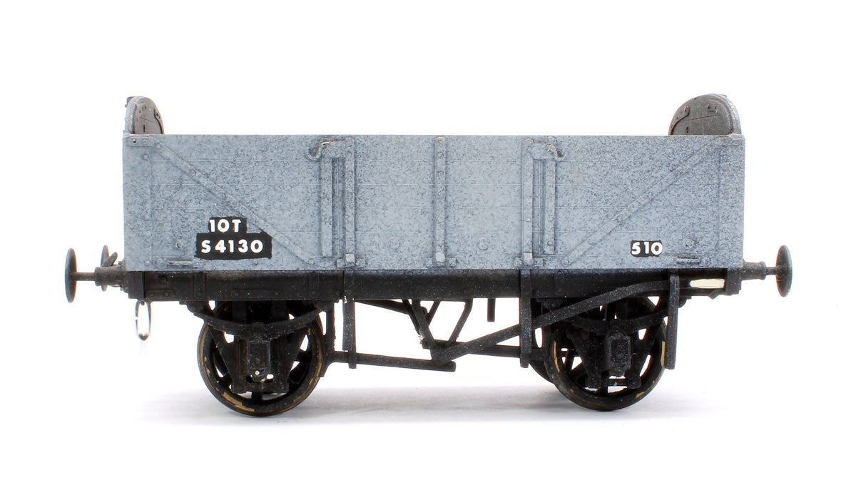 Pre-Owned Kit Built 10T BR Grey 5 Plank Open Wagon No.S4130 - Weathered