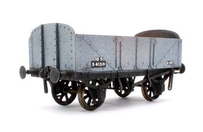 Pre-Owned Kit Built 10T BR Grey 5 Plank Open Wagon No.S4130 - Weathered