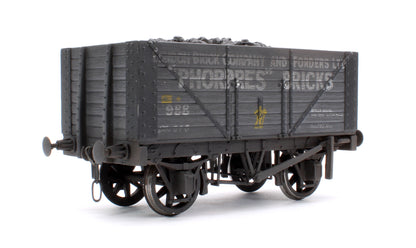 Pre-Owned Kit Built 10T 8 Plank Open Wagon No.988 'Phorpes Bricks' - Weathered