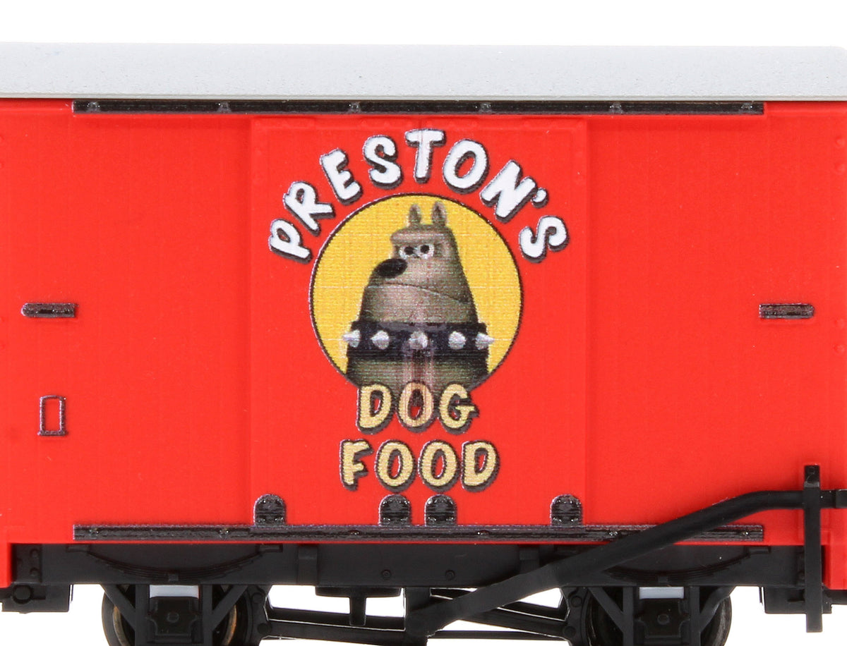 GRAA001 OO9 Box Van Wallace & Gromit Preston's Dogfood