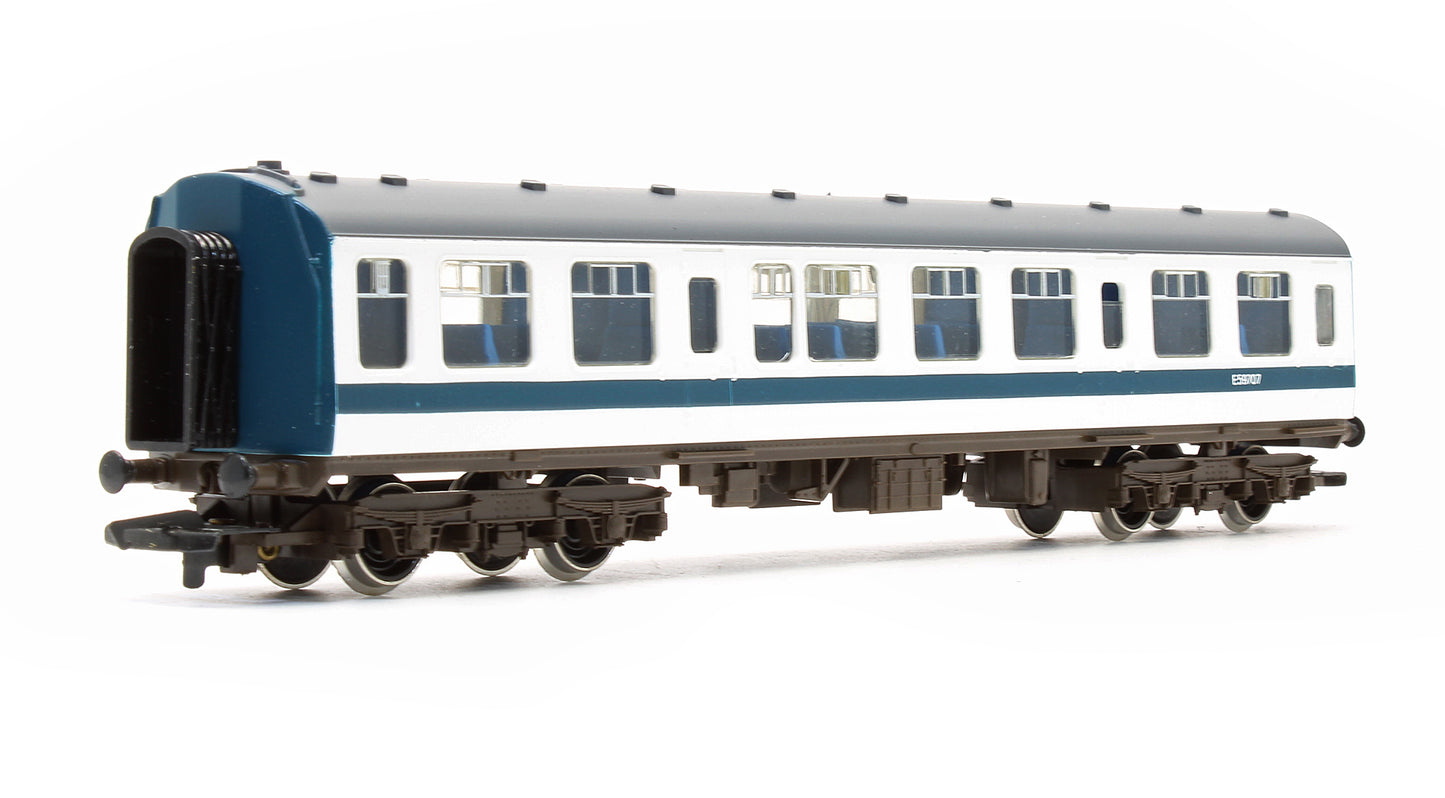 Pre-Owned BR White Blue Trailer Second DMU Coach 'E59707'