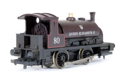 Pre-Owned Class 0F 0-4-0ST Queen Elizabeth II '80' Steam Locomotive (Collector Club)