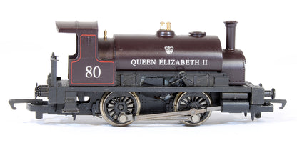 Pre-Owned Class 0F 0-4-0ST Queen Elizabeth II '80' Steam Locomotive (Collector Club)