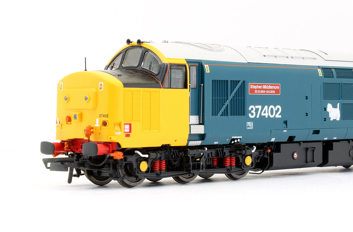 Pre-Owned Class 37/4 37402 'Stephen Middlemore' BR Large Logo Blue Diesel Locomotive