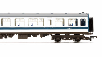 Pre-Owned BR White Blue Trailer Second DMU Coach 'E59707'