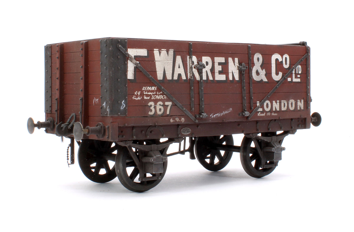 Pre-Owned Kit Built 10T 7 Plank Open Wagon No.367 'F.Warren' - Weathered