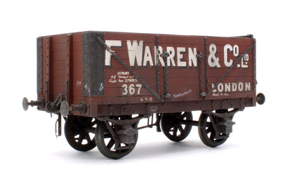 Pre-Owned Kit Built 10T 7 Plank Open Wagon No.367 'F.Warren' - Weathered